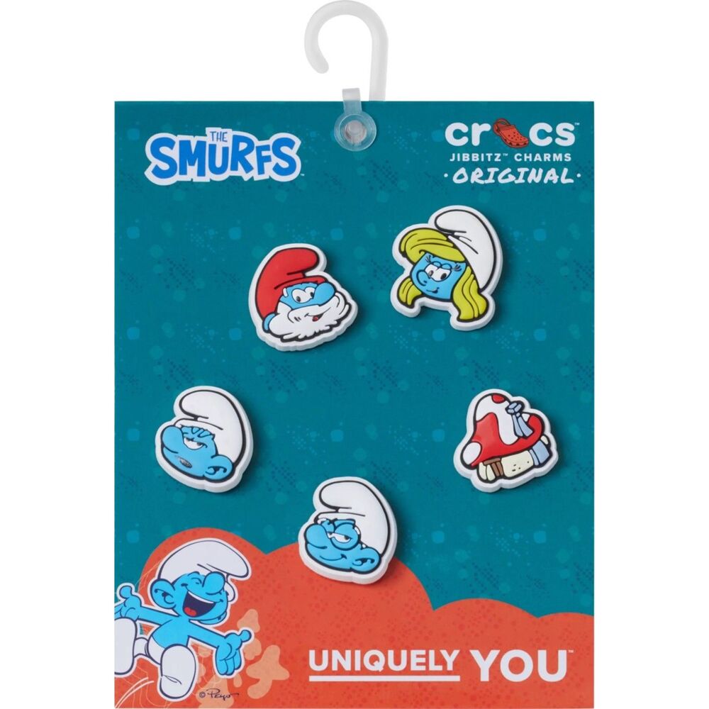 Crocs Jibbitz Smurfs - 5 Pack - Color: Multi